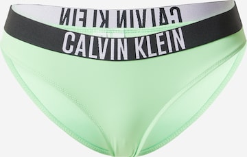 Calvin Klein Swimwear - Braga de bikini en verde: frente