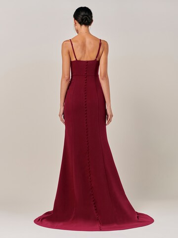 BWLDR Dress 'JOSEFINA' in Red: back