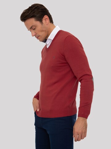 Pullover 'Los Angeles' di Sir Raymond Tailor in rosso