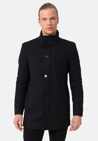 Redbridge Between-Seasons Coat in Black: front