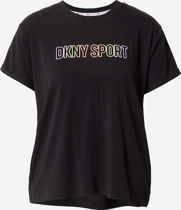 DKNY Performance Koszulka funkcyjna w kolorze czarny: przód