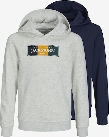 Sweat Jack & Jones Junior en bleu : devant