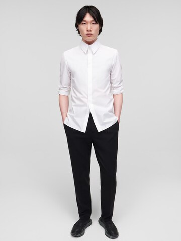 balta Karl Lagerfeld Standartinis modelis Marškiniai