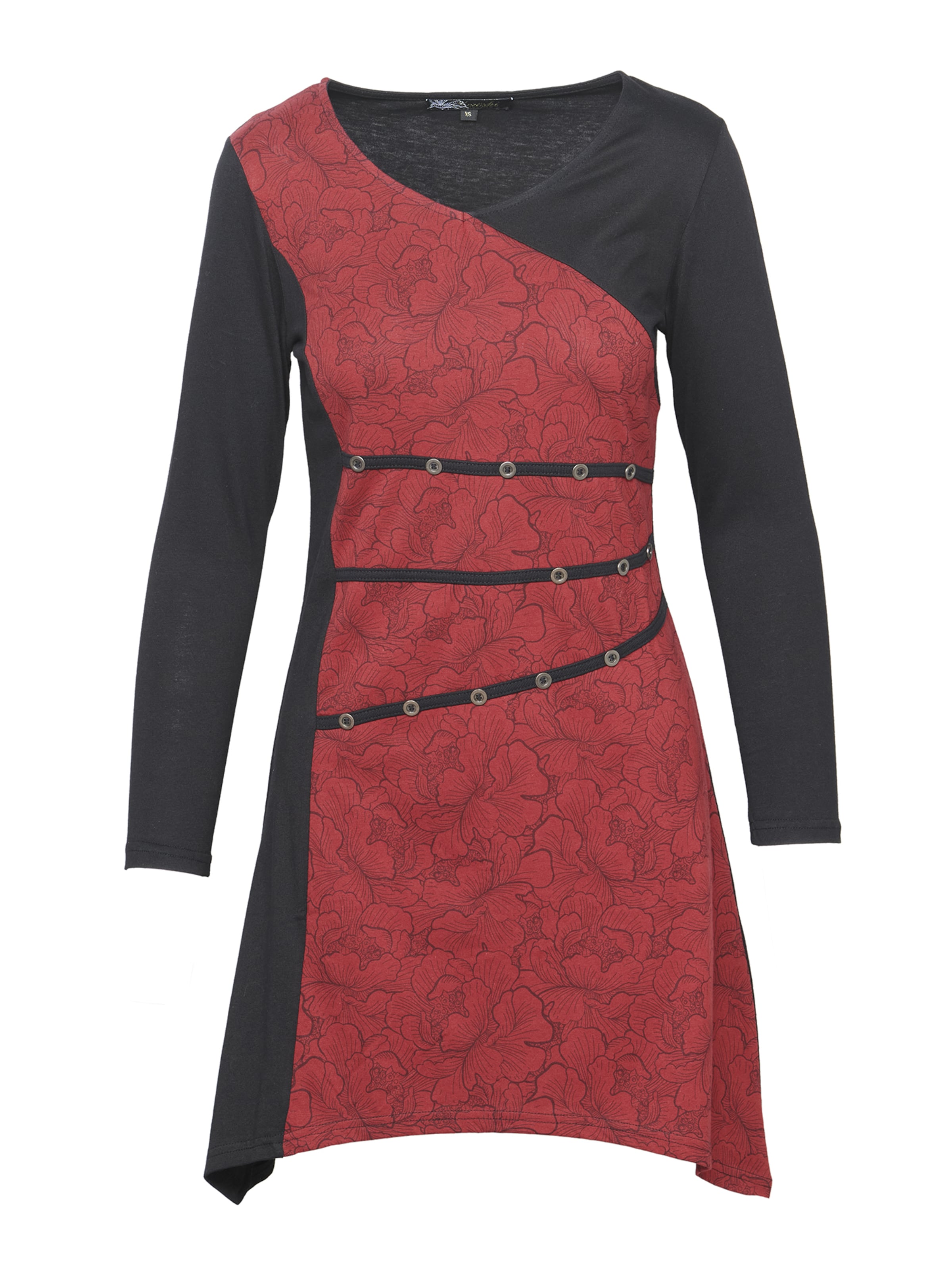 KOROSHI Jurk in Rood: voorkant