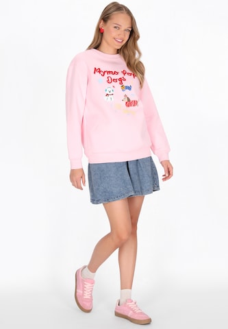 Sweat-shirt 'Pop' MYMO en rose