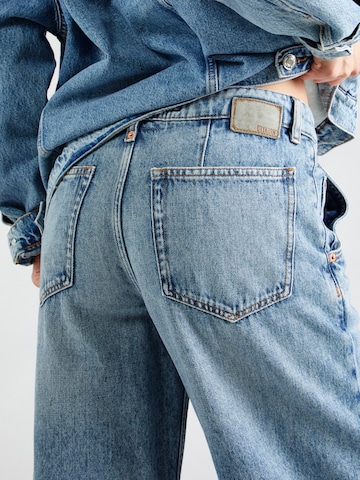 Wide leg Jeans 'QUAKE' de la DRYKORN pe albastru