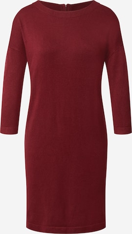 VERO MODA Gebreide jurk in Rood: voorkant