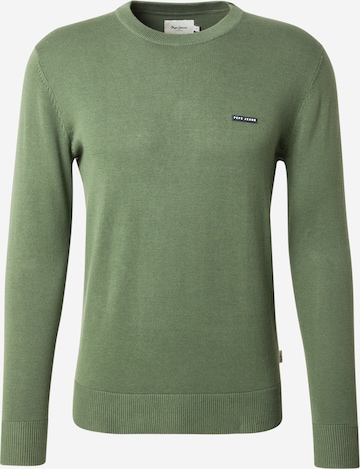 Pepe Jeans Sweater 'ANDERS' in Green: front