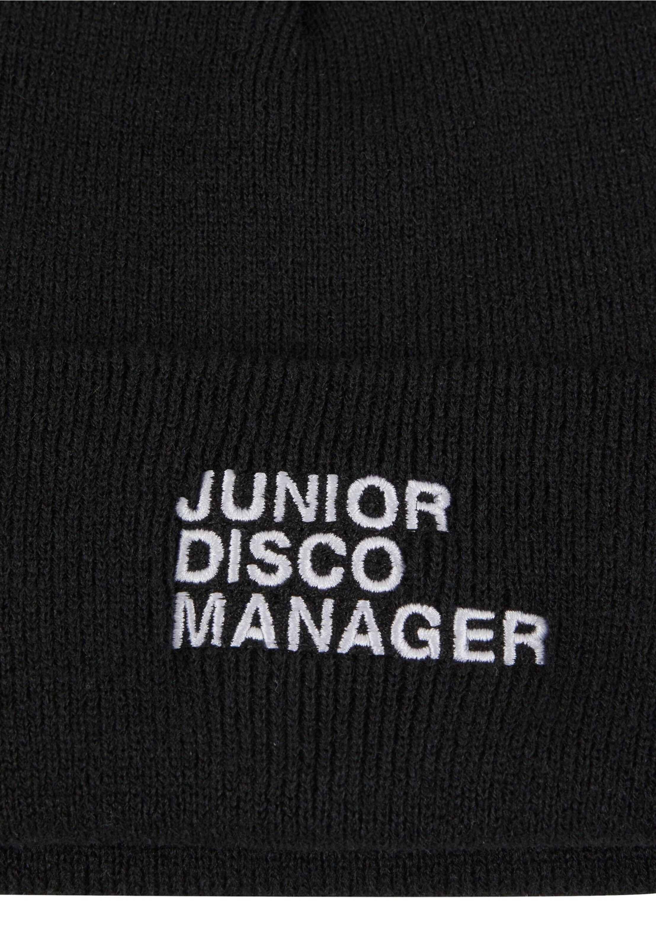 Bonnet 'Junior Disco Manager' Pica Pica en noir