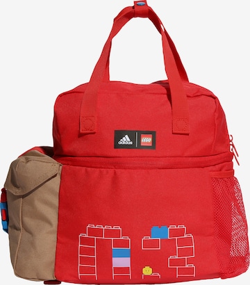 ADIDAS PERFORMANCE Sports Bag 'LEGO ' in Red: front
