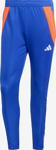 ADIDAS PERFORMANCE Workout Pants 'Tiro 24' in Blue: front