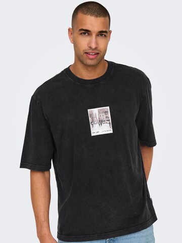 T-Shirt 'ONSRAY' Only & Sons en noir