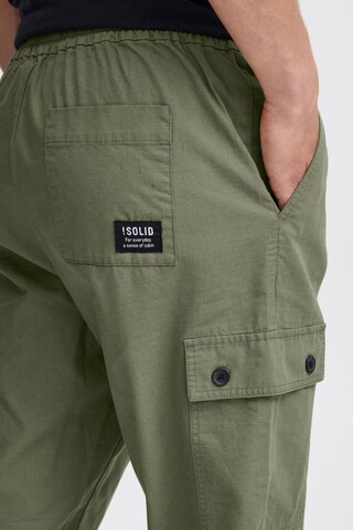 !Solid Loosefit Cargobroek 'Lauritz' in Groen
