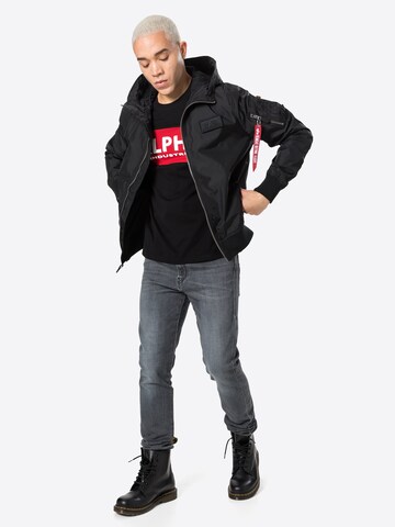 ALPHA INDUSTRIES - Chaqueta de entretiempo en negro