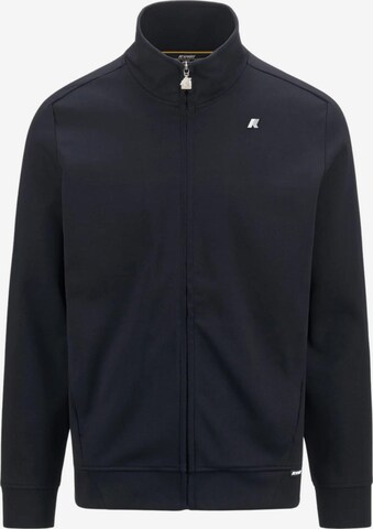 K-Way Zip-Up Hoodie in Blue: front