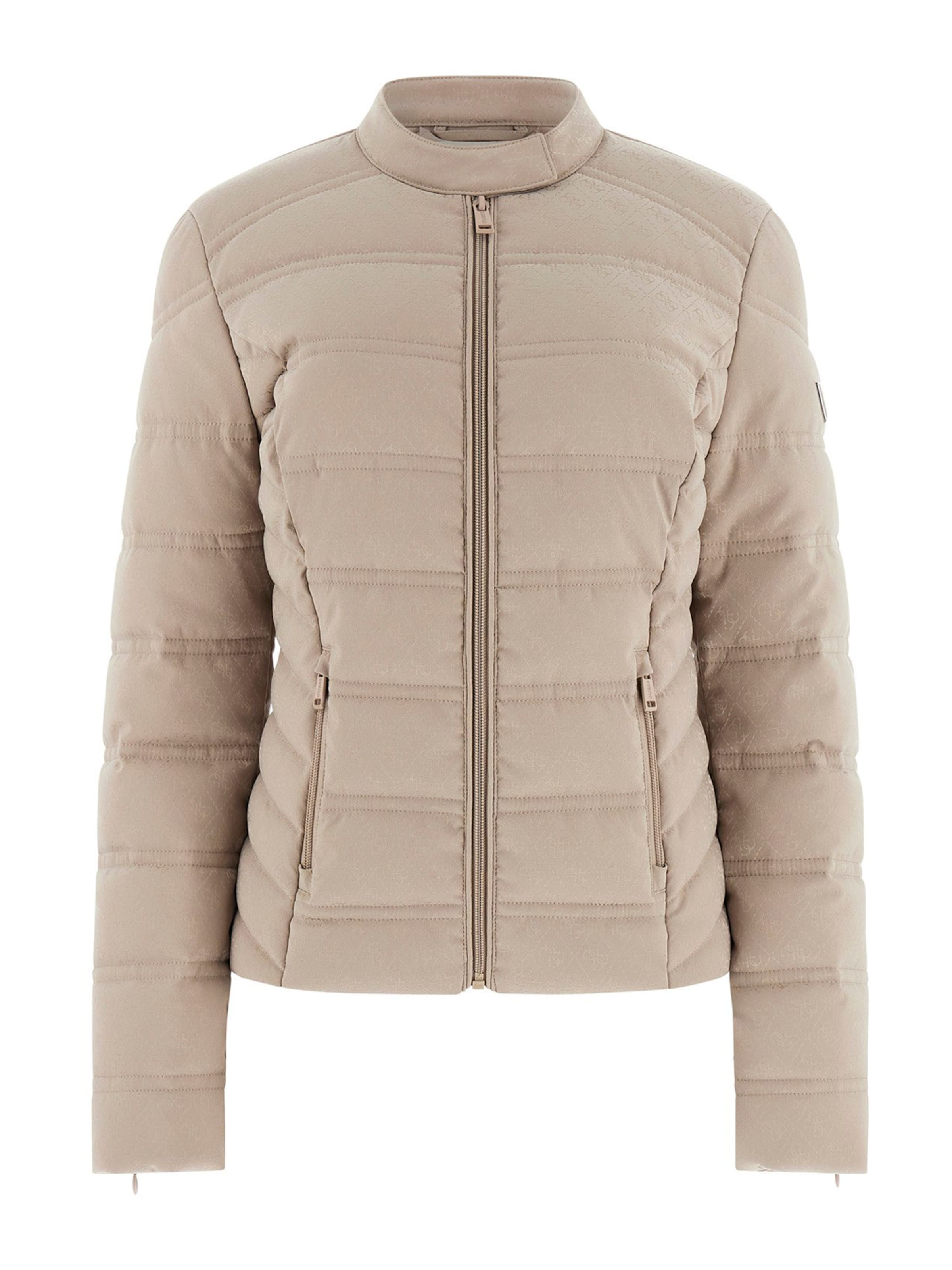 brūns GUESS Starpsezonu jaka 'NEW VONA': no priekšpuses