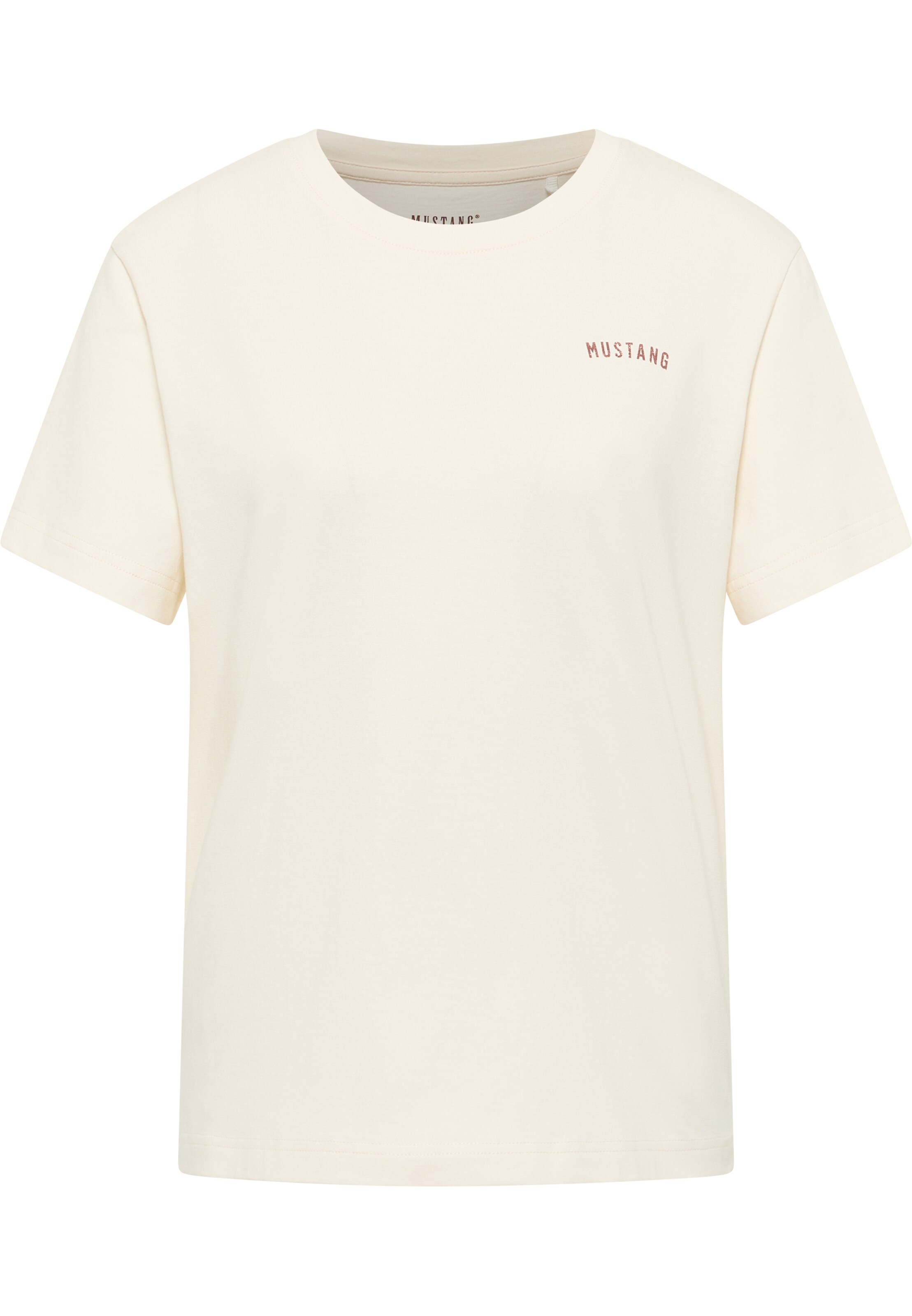 MUSTANG T-Shirt 'Floris' in Weiß: Vorderseite