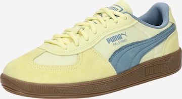 Baskets basses 'Palermo Pop' PUMA en jaune : devant