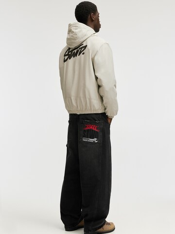 Pull&Bear Prehodna jakna | siva barva