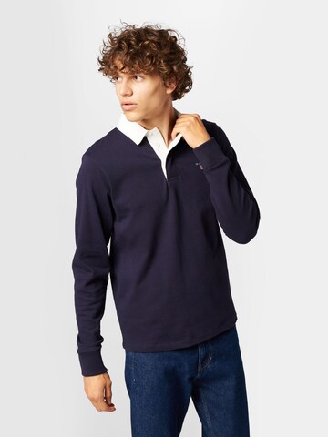 GANT - Camisa em azul: frente