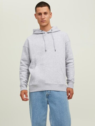 Felpa 'JJEStar' di JACK & JONES in grigio: frontale