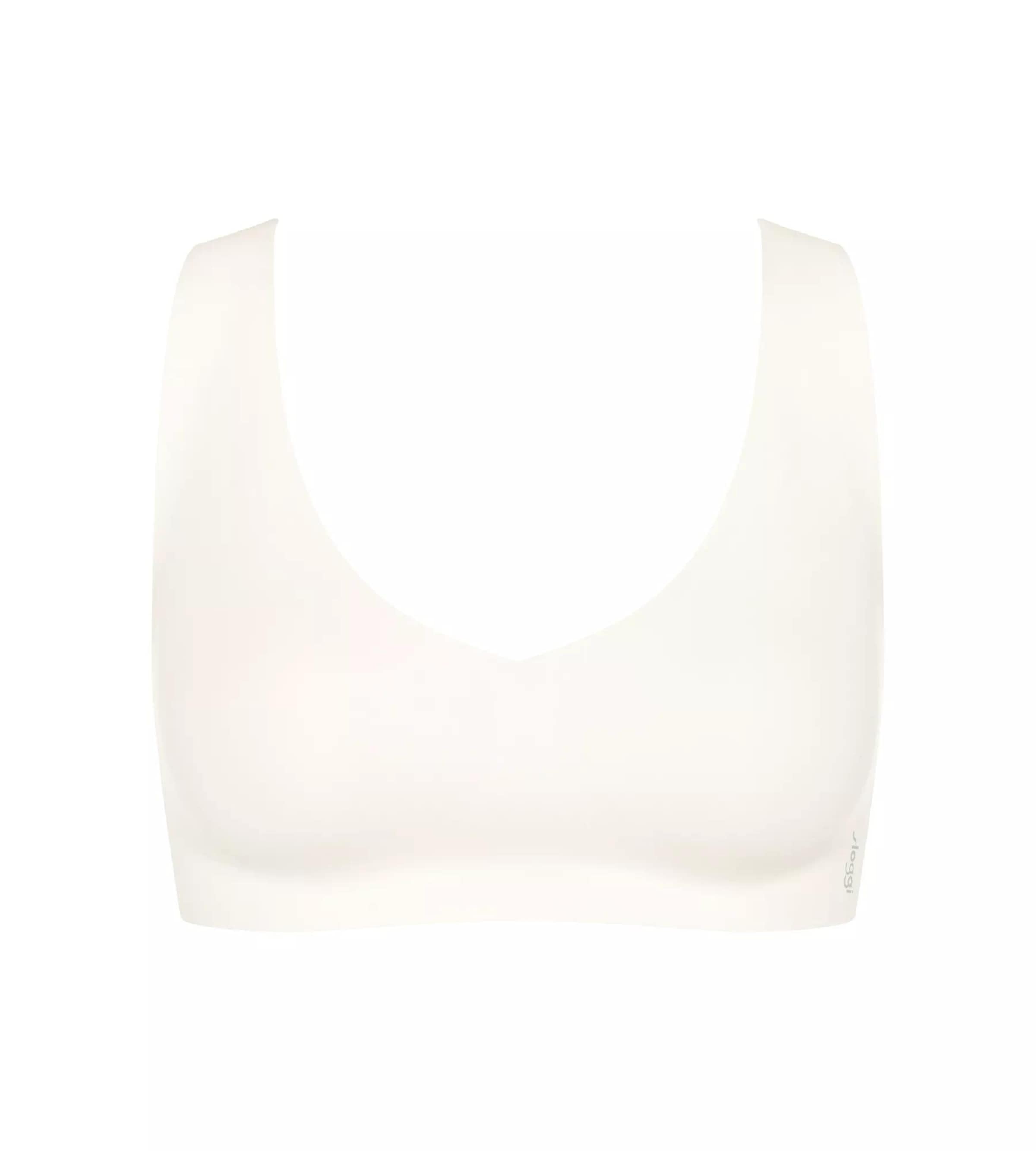 Bustino Reggiseno 'ZERO Feel 2.0' di SLOGGI in bianco: frontale