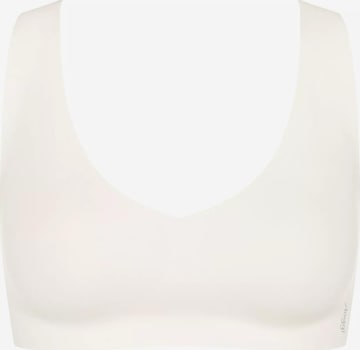 SLOGGI Bustier BH 'ZERO Feel 2.0' in Weiß: predná strana