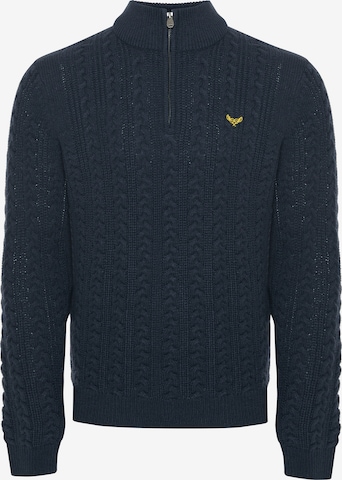 Threadbare Sweater 'Swindon' in Blue: front