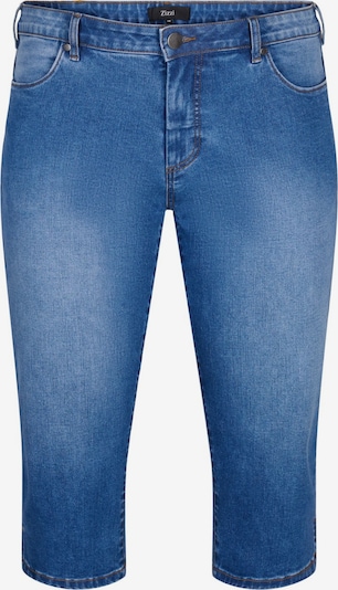 Zizzi Jeans in blau / blue denim, Produktansicht