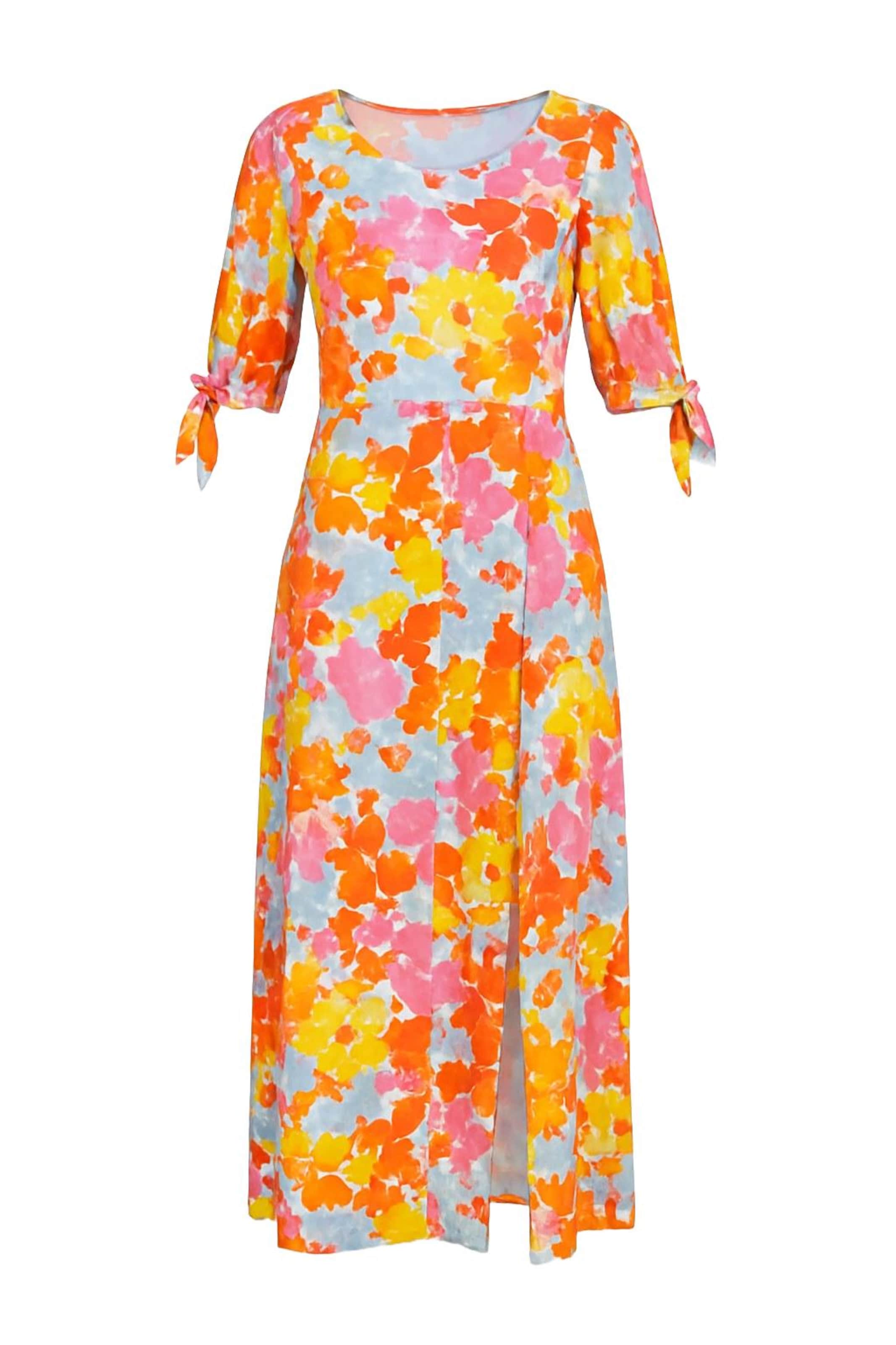 For You Moda Kleid in Orange: Vorderseite