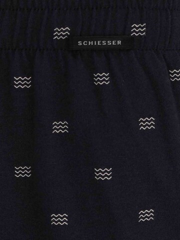 SCHIESSER Boxershorts 'Fun Prints' i blå