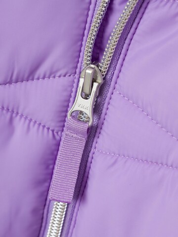 NAME IT Prehodna jakna 'MEMPHIS' | vijolična barva