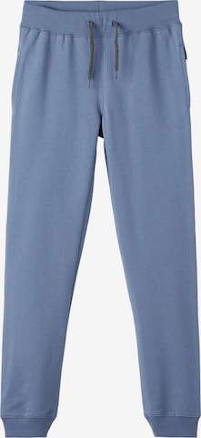 NAME IT Tapered Pants in Blue: front