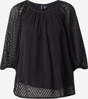 VERO MODA Bluse 'NORA' i sort: forside