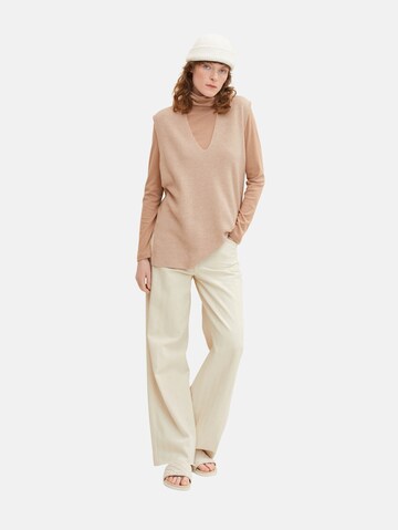 TOM TAILOR Pullover in Beige