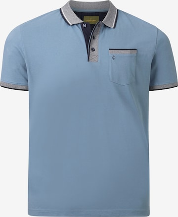 Charles Colby Shirt ' Earl Colga ' in Blauw: voorkant