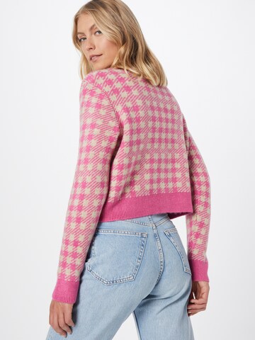 VILA Knit Cardigan in Pink