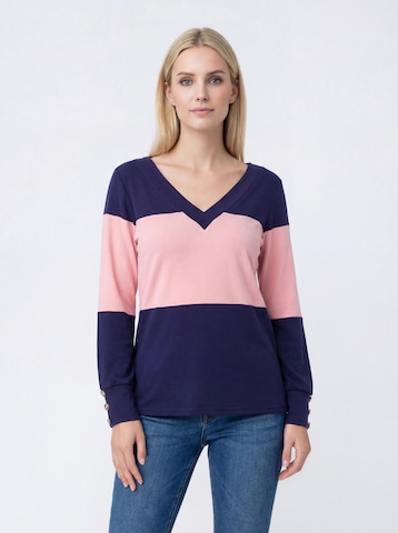 MIMO Shirt 'Everyday Fashion' in Blauw: voorkant