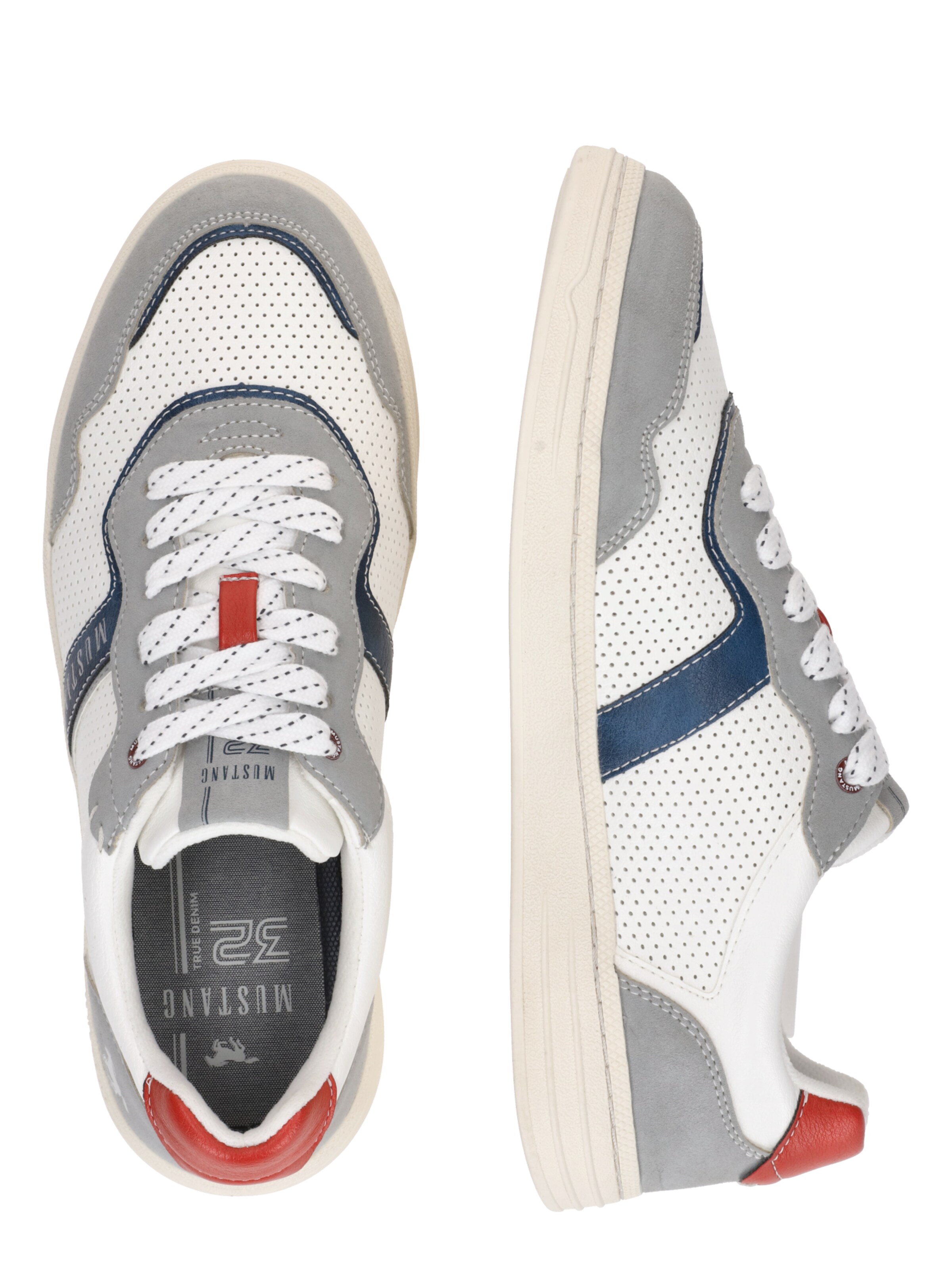 MUSTANG Ниски маратонки в сиво