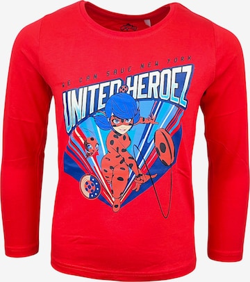 Miraculous Shirt 'Miraculous Langarmshirt Ladybug' in Red: front