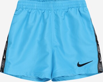 Shorts de bain Nike Swim en bleu : devant