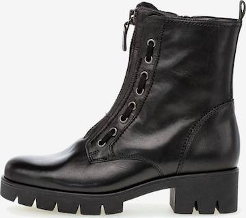 GABOR Lace-Up Ankle Boots in Black