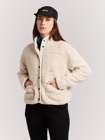 PROTEST Fleece jas 'PRTLUX' in Wit