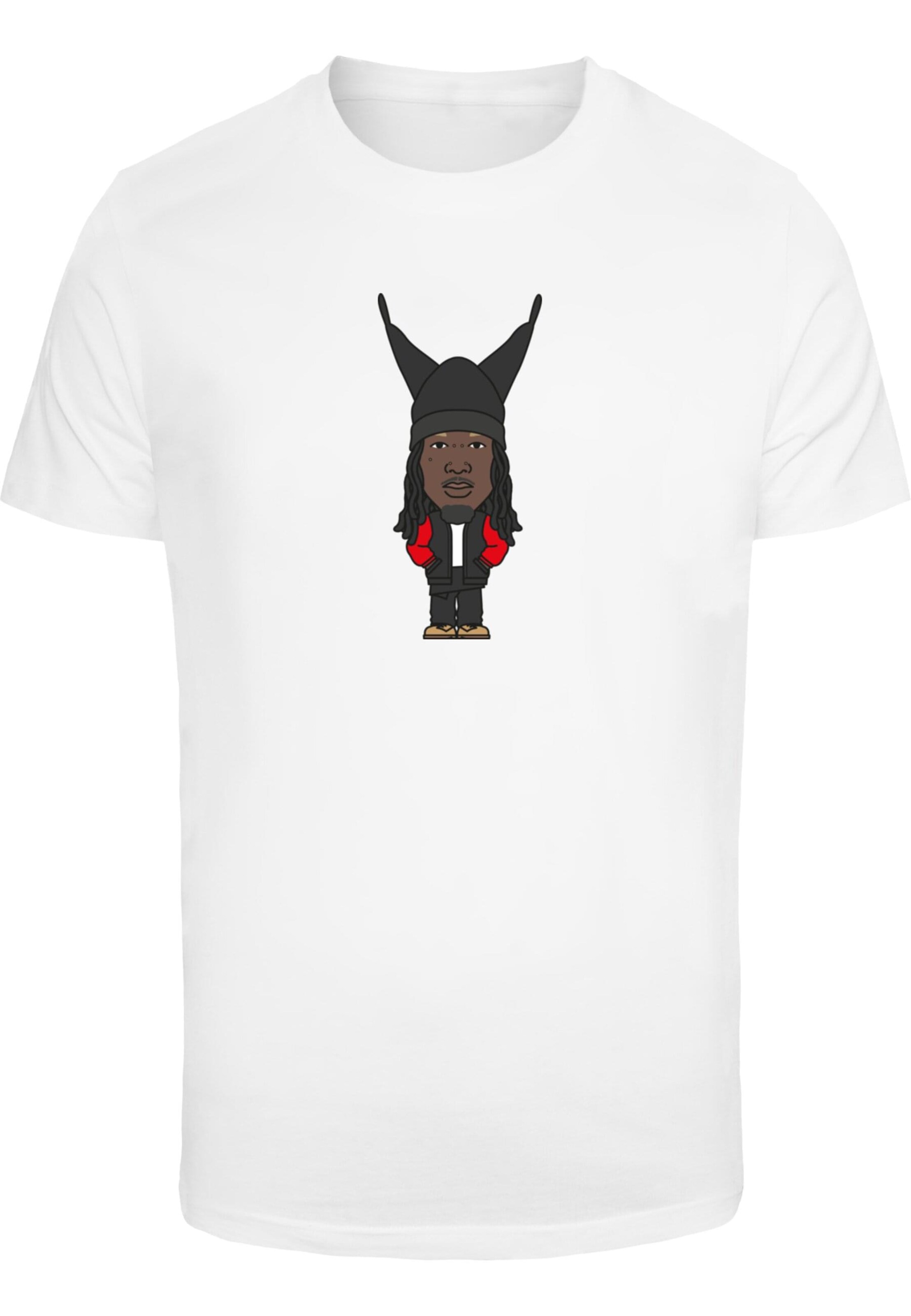 T-Shirt 'Atlanta Sketch' Mister Tee en blanc : devant