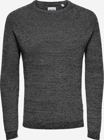 Pull-over Only & Sons en gris : devant