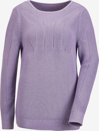 Goldner Pullover in flieder, Produktansicht