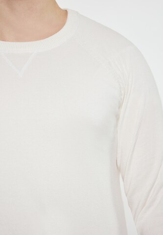 Pull-over MO en blanc