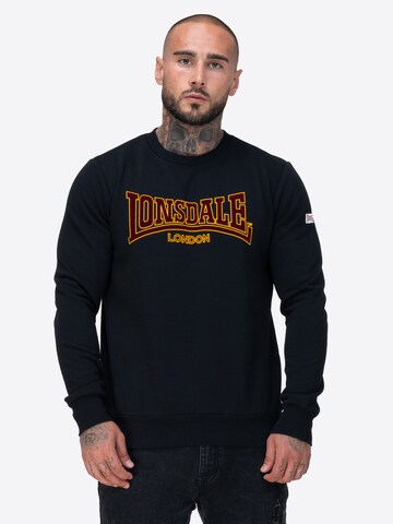 LONSDALE Sweatshirt 'Classic LL001' i sort: forside