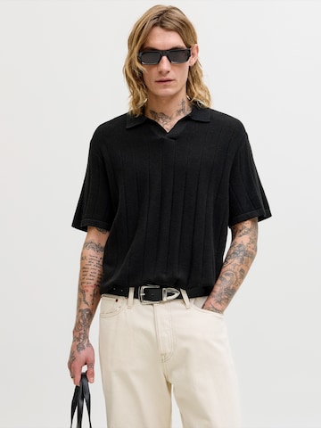 Pull-over 'JJEBRADLEY' JACK & JONES en noir : devant