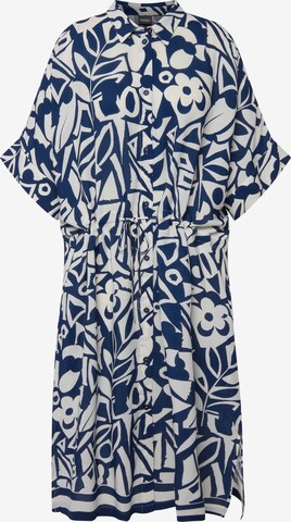 Ulla Popken Shirt Dress in Blue: front